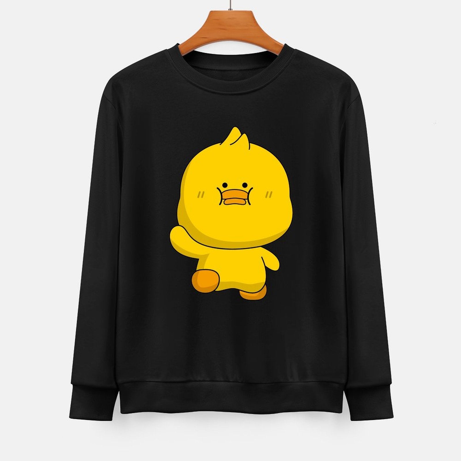 Front Patterned Long Sleeve TopOriginal Clean Edges